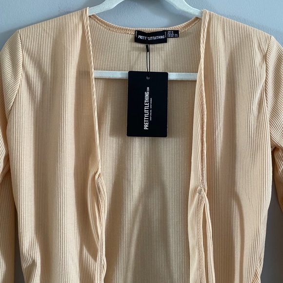 PLT Ribbed Front Tie Top - Picture 5 of 6